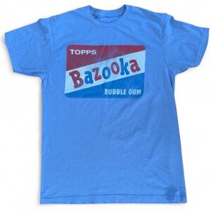 Topps Bazooka Bubble Gum Blue T-Shirt